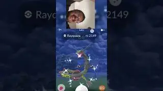 SHINY RAYQUAZA on the 