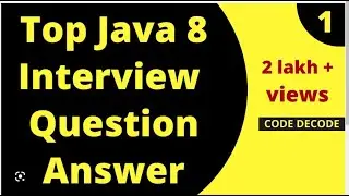 Stream API with Example/Java 8 Interview/intermediate operation/terminal Operation /Map/FlatMap