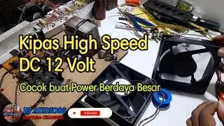 Kipas DC 12 Volt High Speed | Cocok Untuk Power Besar