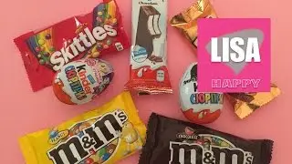 Открываем Kinder surprise M&M Skittles Twix Kinder Pingui