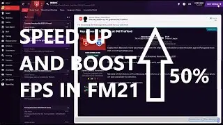 How to fix LAG and BOOST FOOTBALL MANAGER 2021