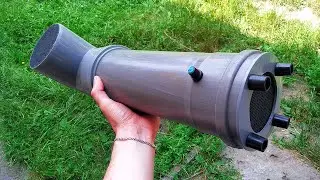 Powerful home-made for the house from the remains of PVC pipes!