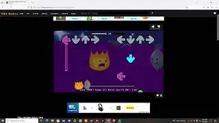 Playing the  FNF BFDI HORKGLORPGLOOP mod on KBHGAMES
