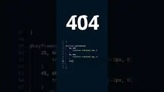 glitch effect using css #shorts #programmingtt