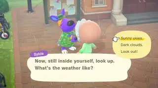 Animal Crossing: New Horizons - Sylvia says to look inside yourself, and up