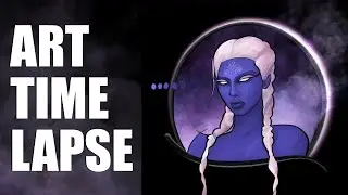 Eclipse (Work in Progress) | Art Time Lapse