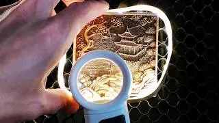 3D laser engraving