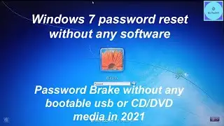 How to Reset Windows 7 Password without any Software or Bootable USB/CD/DVD drive ll🔥🔥🔥 ll 2022 ll