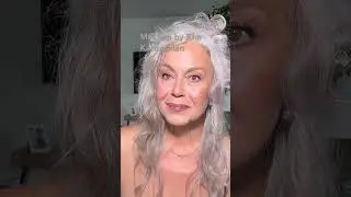 Makup by Kim Kardashian.Giorgio Armani, Scott Barnes,Makeup by Mario #greyhaircolor #greyhair