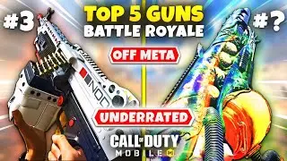 Top 5 OFF META Gun In Battle Royale | 5 Best OFF META Gunsmith Builds/Loadouts For BR | COD Mobile