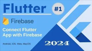 #1 How to Add Firebase in Flutter app using CLI - How to Connect Firebase with Flutter 2024 #flutter