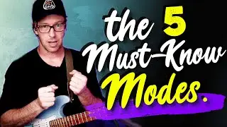 MODES 101: What are Dorian and Mixolydian even FOR? Intermediate Guitar Lesson.