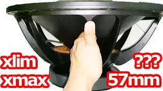 ITALIAN Subwoofer LETS REACH XMAX Free Air