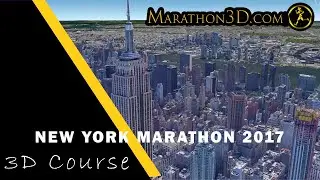 NEW YORK MARATHON 2017  3D Course | www.Marathon3D.com