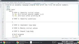 [Illustration] MIPS Assembly Language: Printing a Range of Natural Numbers Using Loops