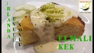 ELMALI KEK (İrlanda Usulü Sosuyla)🍏🍰 💯 #Elmalı Kek #Kek #Soslu Kek #Cake