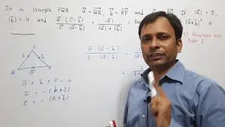 A very good problem from vectors asked in JEE Advanced 2020 Paper 1 Solutions (Hindi)