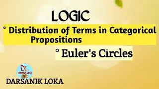Distribution of terms in Categorical propositions |Eulers circles