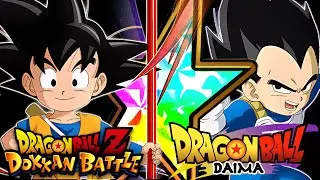 Mini DAIMA Goku & Vegeta 100% Showcase