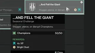 Destiny 2 - Stagger, Pierce, or Disrupt Champions Challenge, Done Easy!