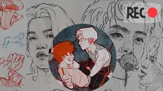 bts и остатки лисьей норы (обзор на sketchbook) часть 2