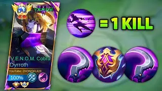 DYRROTH NEW BEST BUILD FOR DAMAGE HACK !! - BEST BUILD DYRROTH 2024