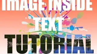 How To Put Image Inside Text | Adobe Photoshop Tutorial