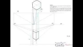 Engineering Drawing Tutorials/Pictorial drawing with front and side view (T 4.8)