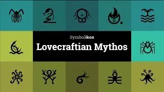 HP Lovecraft - Lovecraft Symbols Lovecraft Icons Lovecraftian Symbols - Cthulhu Mythos Necronomicon
