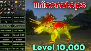 Free God Console & Ascendant Creature In Ark Mobile | Taming 10,000 Level Triceratops