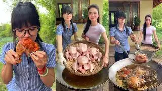 Amazing cooking deep fried chicken crispy recipe