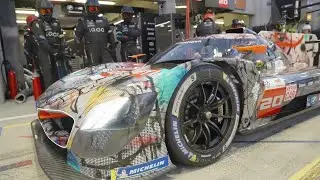 BMW at the 24h Le Mans 2024   Box and Podium