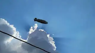 Just a little Dicks sport blimp overhead.