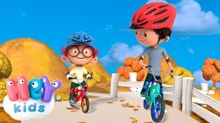 Adoro andar de bicicleta! 🚲 | Música Infantil | HeyKids em Português