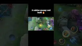 How to Suprise enemy Red Buff🤔#mlbb #shorts #mobilelegends