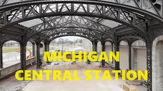 Michigan Central Station Update [4K] | Detroit, Michigan