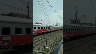 akhirnya baru bisa nyegat KA Blambangan Ekspress dengan rute terjauh🇮🇩 #keretaapi #train
