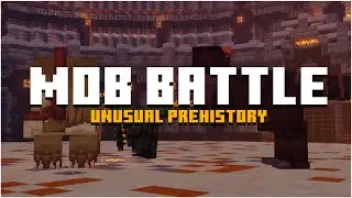 MOB BATTLE, but with DINOSAURS! (Minecraft Mob Battle | Unusual Prehistory Mod)
