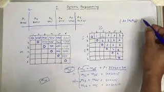 Matrix chain multiplication Problem using Dynamic Programming - Part-2