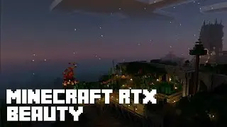 Minecraft but with RTX ON at Night
