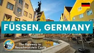 Fussen, Germany | The gateway to Neuschwanstein Castle | The medieval town surrounded by the Alps