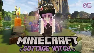 An Enchanting Lily Pad 🐸 - Cottage Witch Modded Minecraft Episode 5