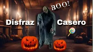 HICE MI DISFRAZ DE HALLOWEEN PARA DAR DULCES Y ESPANTAR NIÑOS