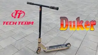 Трюковой Самокат Tech Team Duker 303 Сравнение с KMS Sport Распаковка Обзор Тест