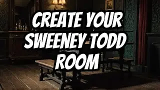 Sweeney Todd Inspired DIY ROOM DECOR for the Burton house