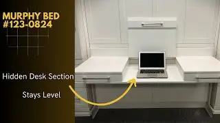 Flip Up Desk Murphy Bed 123-0824