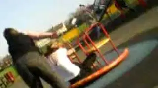 Stevie Going Fast On The Roundabout lol
