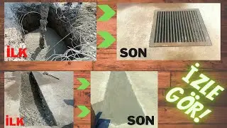 Beton Kestik- Kanal Yaptık Nasıl yapılır ??//(Tamirat Hızlandırılmış)