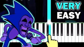 Endless song - Friday Night Funkin vs Sonic.EXE  - VERY EASY Piano tutorial