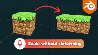 How To Scale Image texture without deforming in Blender